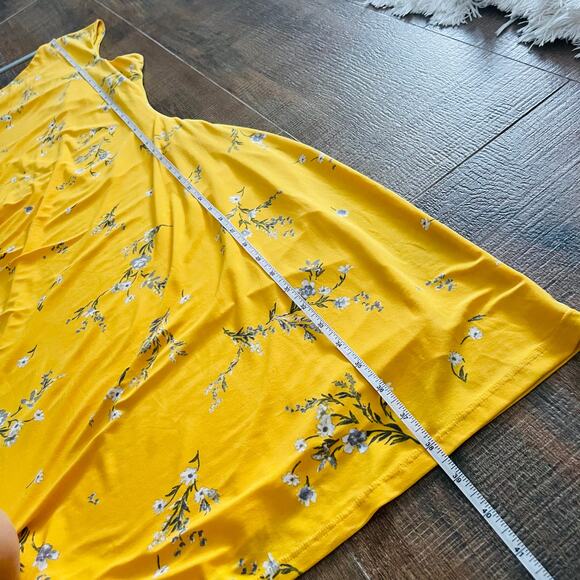 Lauren Ralph Lauren Ruched Floral Boatneck Women's Dress Size 16 - Picture 13 of 13